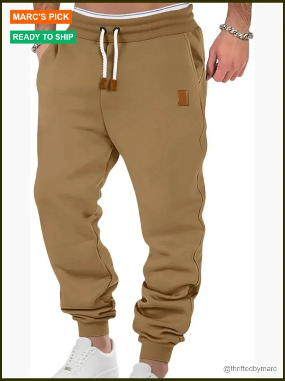 Drawstring Sweatpants with Pockets Athletic Jogger Pants Cargo Sweatpant Fleece
